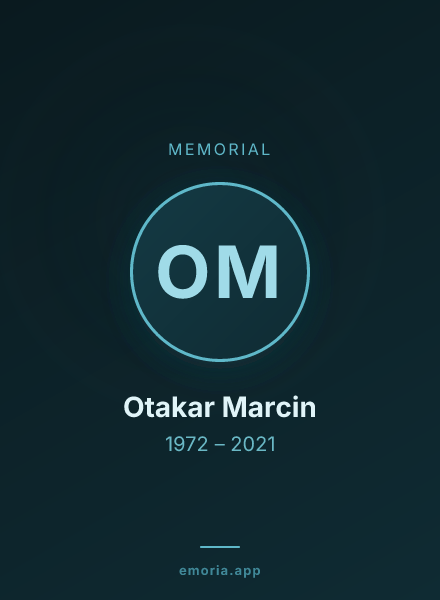 Memorial portrait of Otakar Marcin