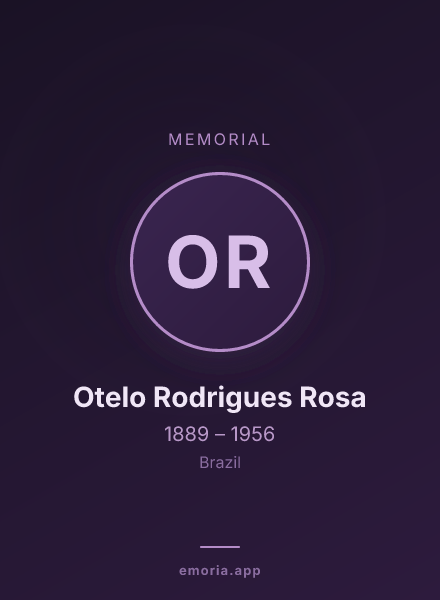 Memorial portrait of Otelo Rodrigues Rosa