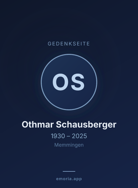 Gedenkportrait von Othmar Schausberger