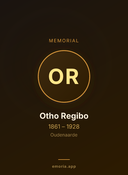 Memorial portrait of Otho Regibo