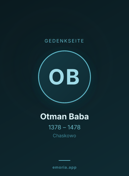 Gedenkportrait von Otman Baba