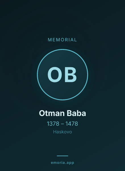 Memorial portrait of Otman Baba