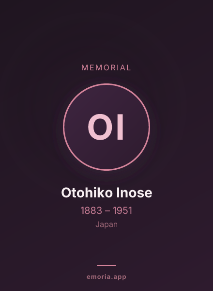 Memorial portrait of Otohiko Inose