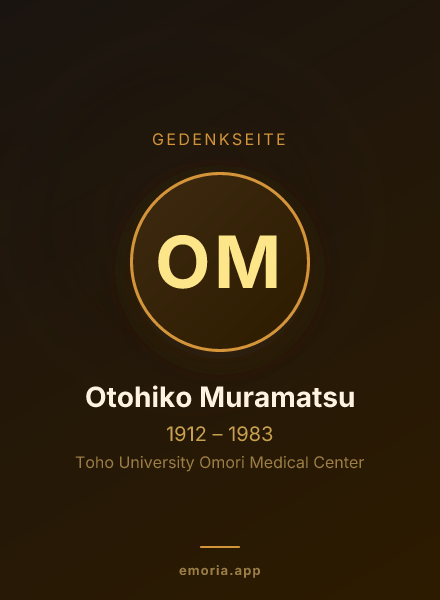 Gedenkportrait von Otohiko Muramatsu
