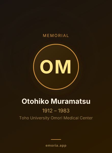 Memorial portrait of Otohiko Muramatsu
