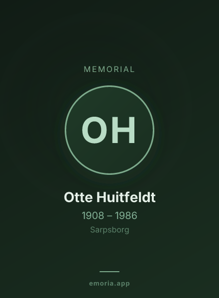 Memorial portrait of Otte Huitfeldt