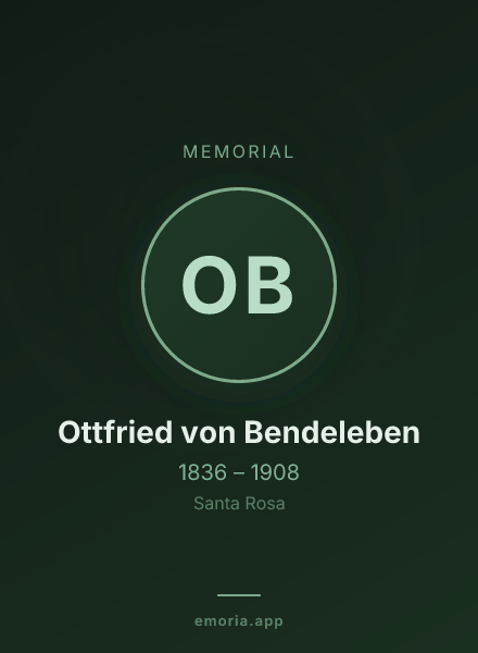 Memorial portrait of Ottfried von Bendeleben