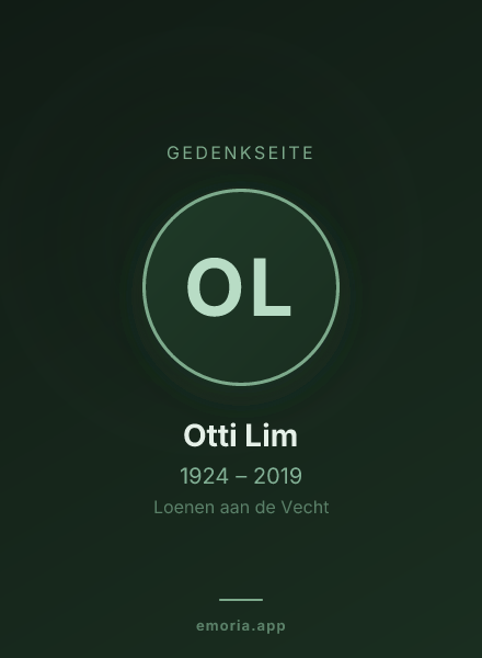 Gedenkportrait von Otti Lim