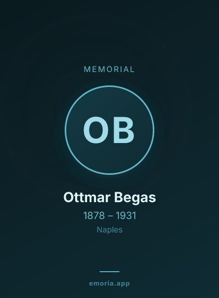 Memorial portrait of Ottmar Begas