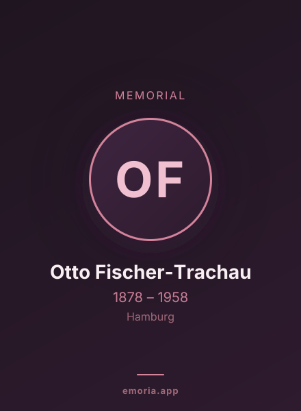Memorial portrait of Otto Fischer-Trachau