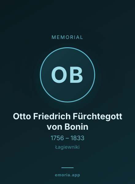Memorial portrait of Otto Friedrich Fürchtegott von Bonin
