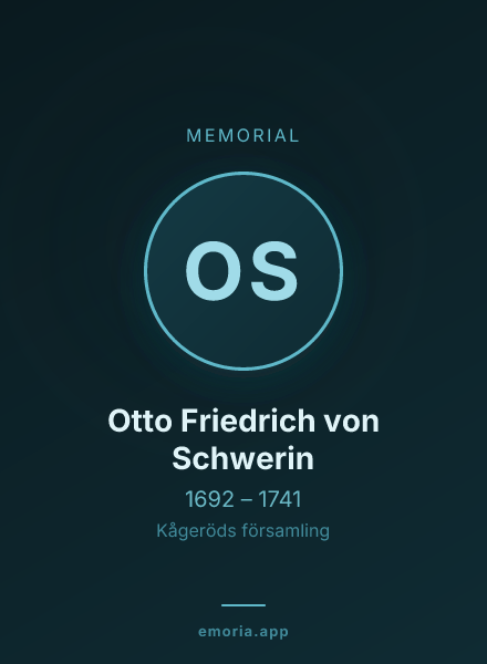 Memorial portrait of Otto Friedrich von Schwerin