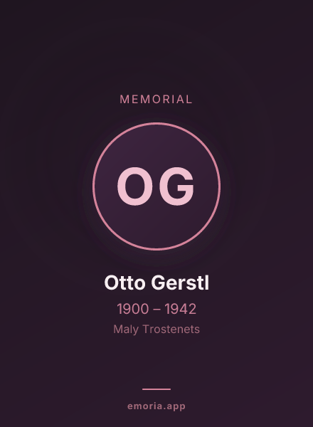 Memorial portrait of Otto Gerstl