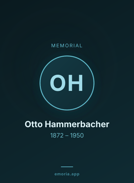 Memorial portrait of Otto Hammerbacher