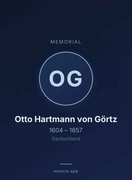 Memorial portrait of Otto Hartmann von Görtz