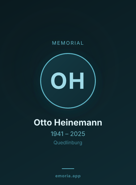 Memorial portrait of Otto Heinemann