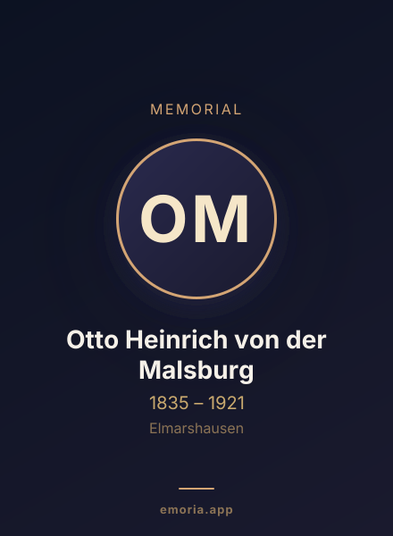 Memorial portrait of Otto Heinrich von der Malsburg