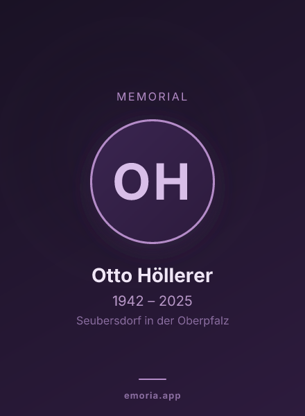 Memorial portrait of Otto Höllerer