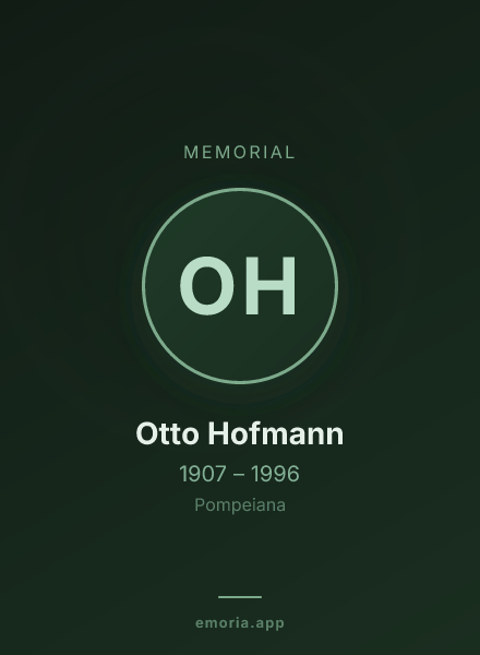 Memorial portrait of Otto Hofmann