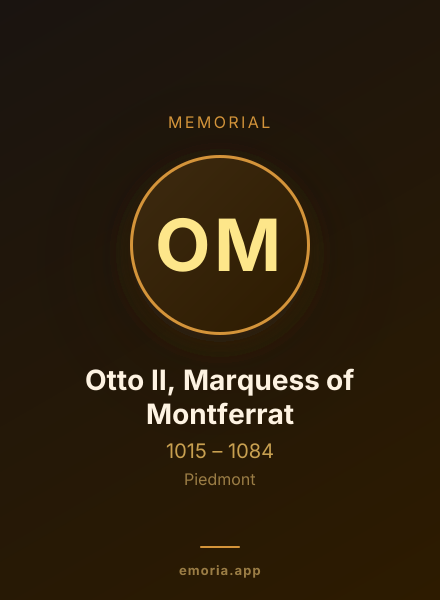 Memorial portrait of Otto II, Marquess of Montferrat