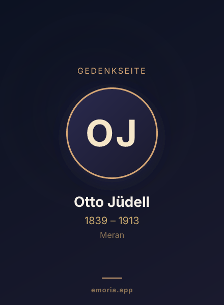 Gedenkportrait von Otto Jüdell