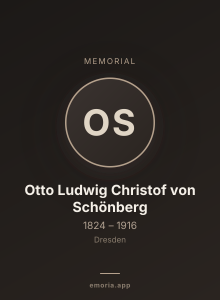 Memorial portrait of Otto Ludwig Christof von Schönberg
