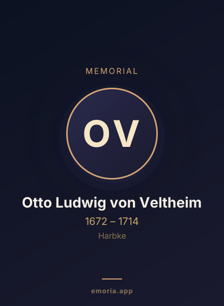 Memorial portrait of Otto Ludwig von Veltheim