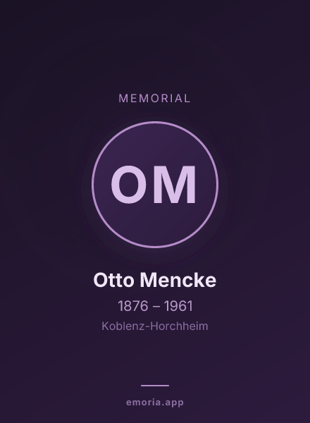 Memorial portrait of Otto Mencke