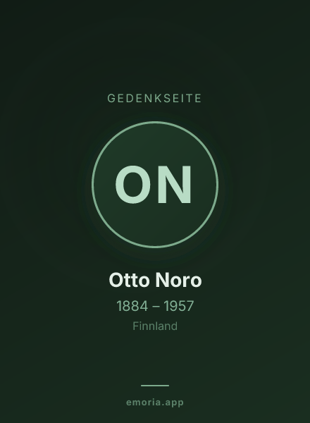 Gedenkportrait von Otto Noro