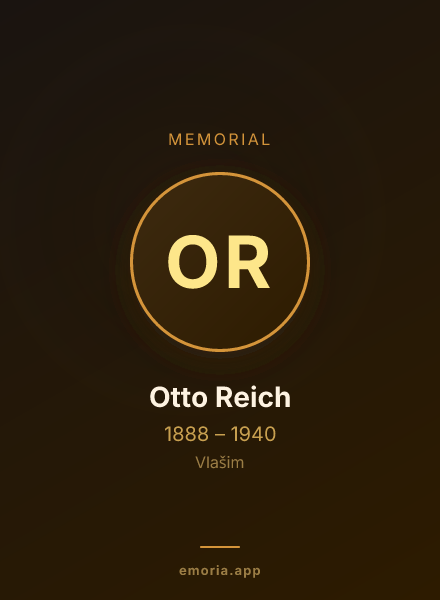 Memorial portrait of Otto Reich