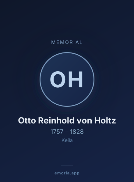 Memorial portrait of Otto Reinhold von Holtz