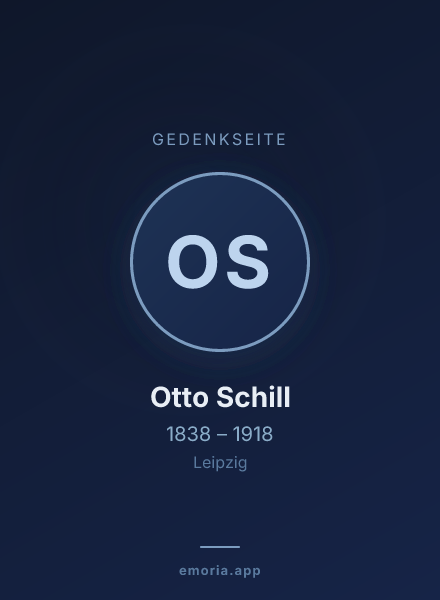 Gedenkportrait von Otto Schill