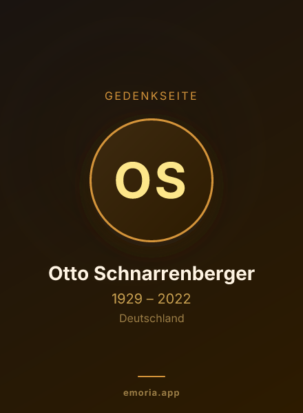 Gedenkportrait von Otto Schnarrenberger