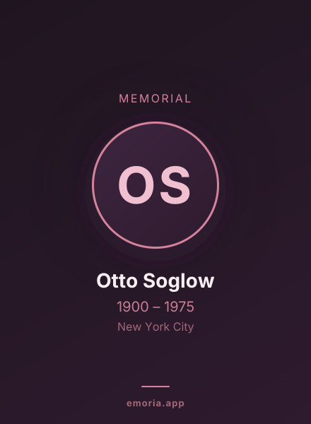Memorial portrait of Otto Soglow