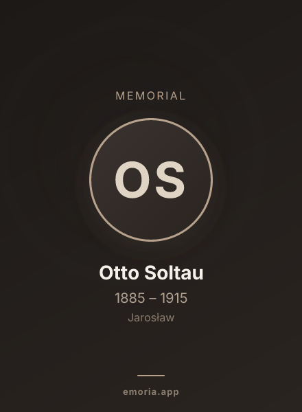 Memorial portrait of Otto Soltau