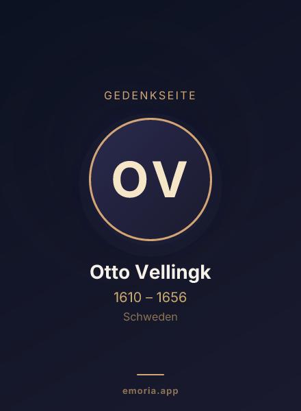 Gedenkportrait von Otto Vellingk