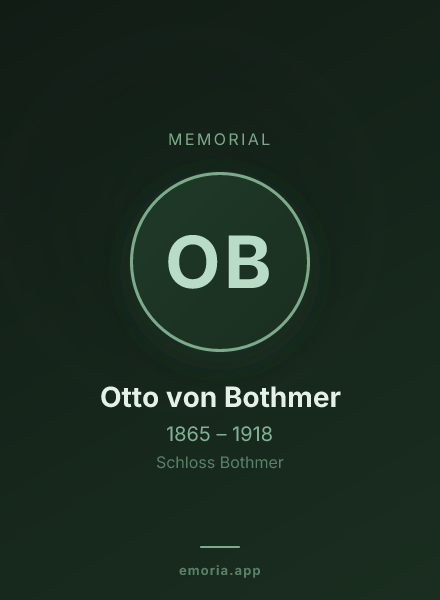 Memorial portrait of Otto von Bothmer
