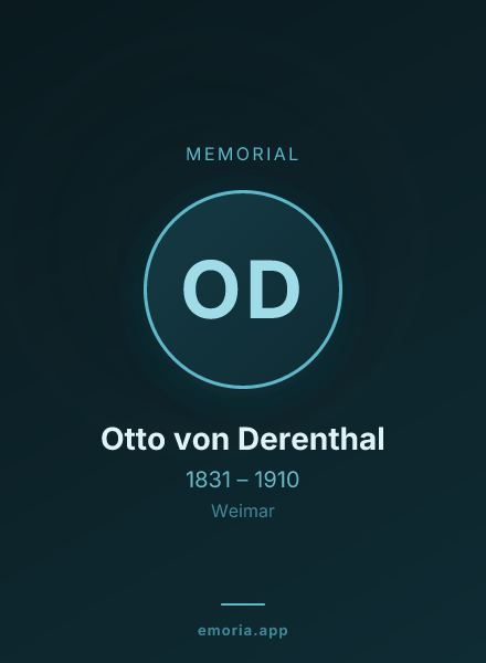 Memorial portrait of Otto von Derenthal