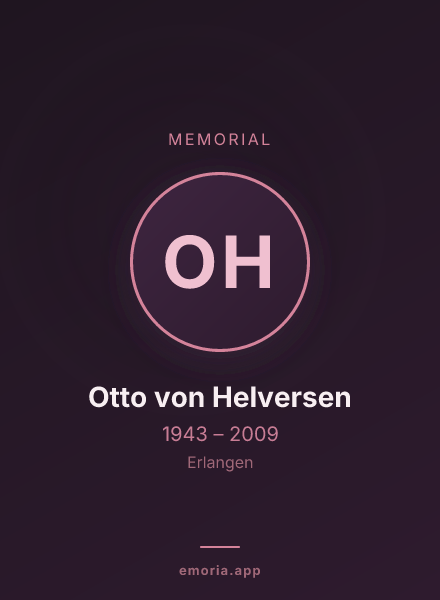 Memorial portrait of Otto von Helversen
