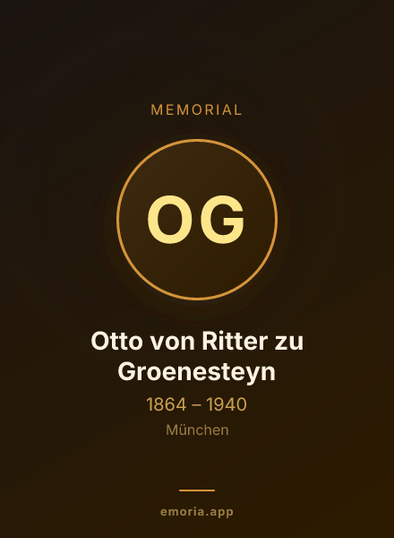 Memorial portrait of Otto von Ritter zu Groenesteyn