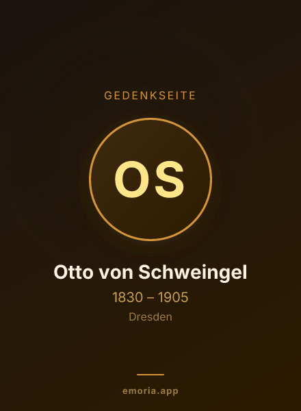Gedenkportrait von Otto von Schweingel