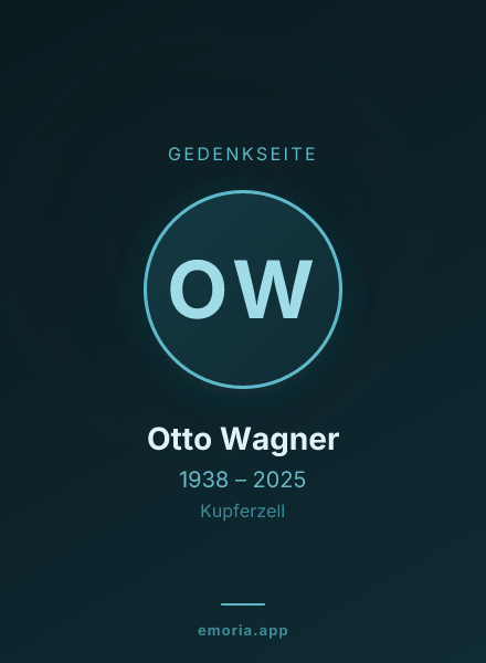 Gedenkportrait von Otto Wagner