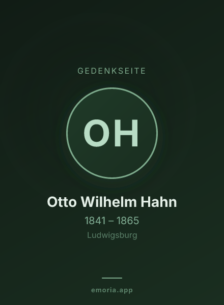 Gedenkportrait von Otto Wilhelm Hahn