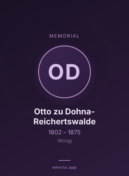 Memorial portrait of Otto zu Dohna-Reichertswalde