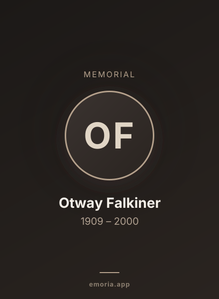 Memorial portrait of Otway Falkiner