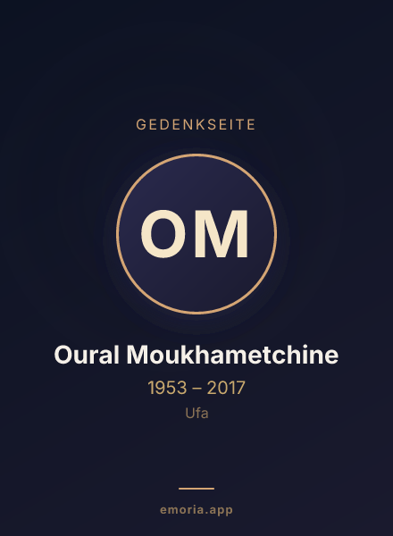 Gedenkportrait von Oural Moukhametchine