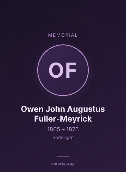 Memorial portrait of Owen John Augustus Fuller-Meyrick