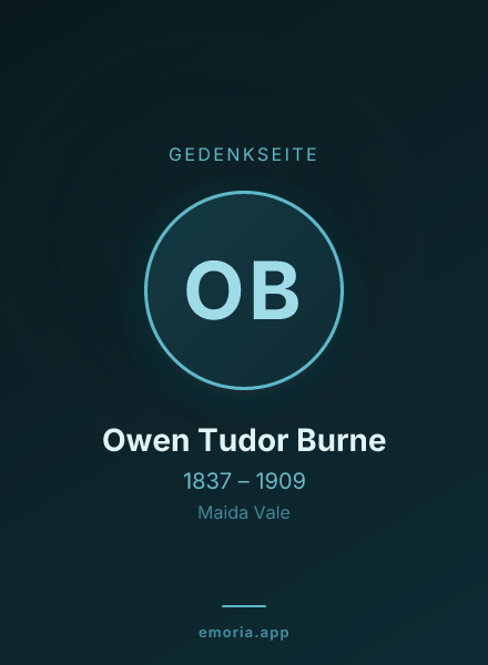 Gedenkportrait von Owen Tudor Burne