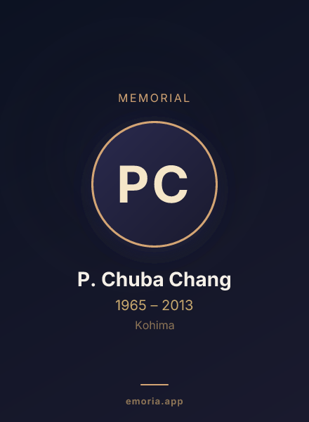Memorial portrait of P. Chuba Chang