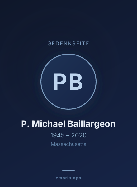 Gedenkportrait von P. Michael Baillargeon